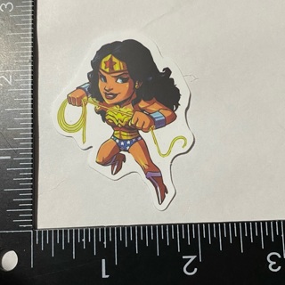 Wonder Woman hero cartoon large sticker decal NEW 
