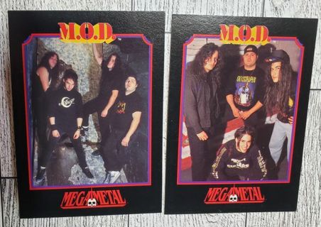 6 M.O.D. 1991 Cards!