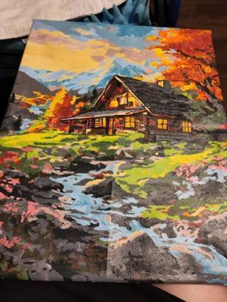 Cabin painting