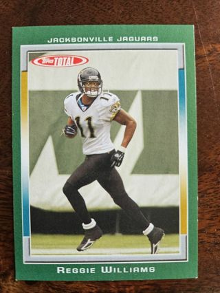 2006 Topps Total Football trading card.