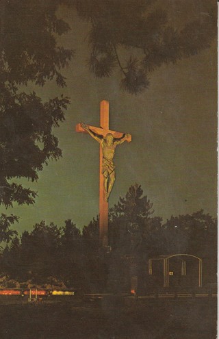 Vintage Unused Postcard: b: Catholic Shrine, Indian River, MI