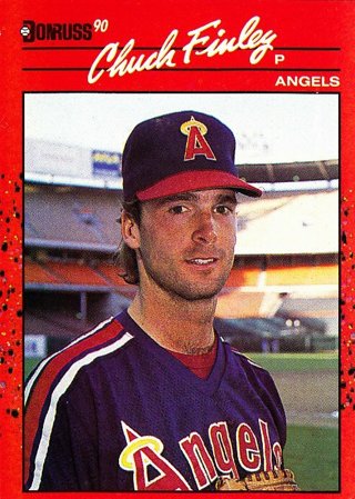 Chuck Finley 1990 Donruss California Angels