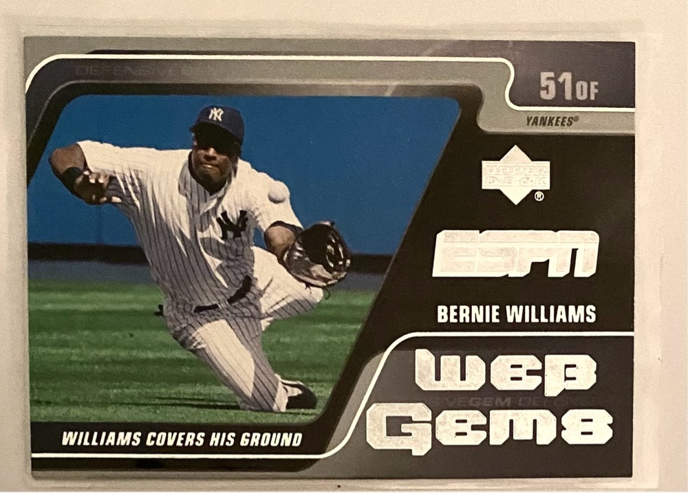 FREE: Bernie Williams ‘Web Gems’ insert