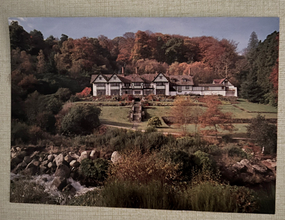 Vintage postcard unused: Gidleigh Park, Chagford, Devon, England vintage Closer view