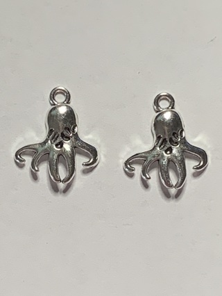 OCEAN/BEACH CHARMS~#11~SILVER~2 CHARMS~FREE SHIPPING!