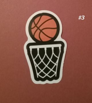 Basketball Vending Sticker #3