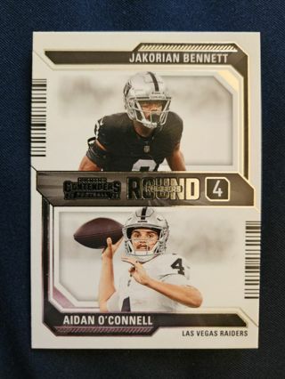 2023 Panini Contenders Round Numbers Las Vegas Raiders