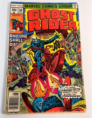 Ghost Rider #30  (1973 1st Series) First Appearance of Bounty Hunter