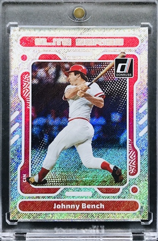 Johnny Bench - 2023 Donruss Elite Series Rapture #E1 - Cincinnati Reds [AA034]