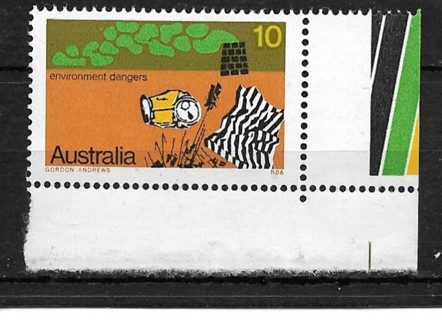 1975 Australia Sc606 Avoid Pollution MNH