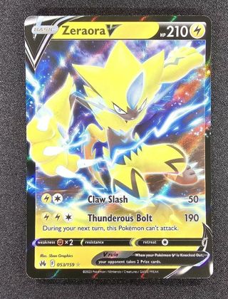 NM Zeraora V Pokemon card