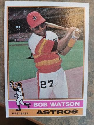 1976 TOPPS BOB WATSON HOUSTON ASTROS BASEBALL CARD# 20