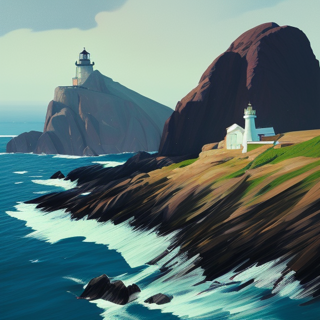 Listia Digital Collectible: Farallon Island Lighthouse