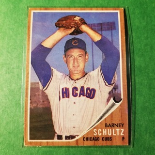 1962 - TOPPS BASEBALL CARD NO. 89 - BARNEY SCHULTZ - CUBS