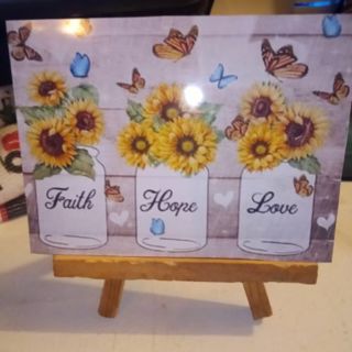 " Faith, Hope, & Love" Magnet