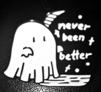 Enamel Ghost Pin