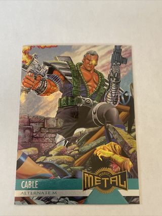 1995 Fleer Marvel Metal CABLE Alternate M #127