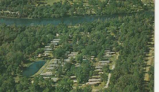 Vintage Used Postcard: a: 1973 Riverlawn Trailer Park, Riverview, FL