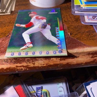 1997 pinnacle all star Barry Larkin baseball card 