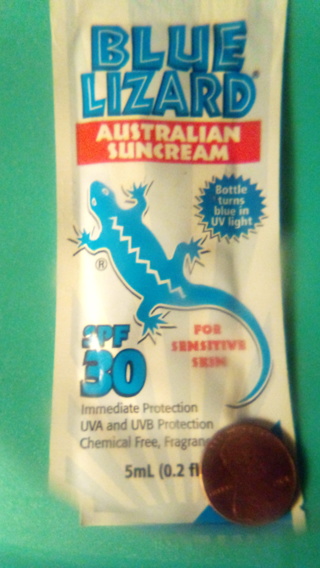 Blue Lizard  sunscreen 