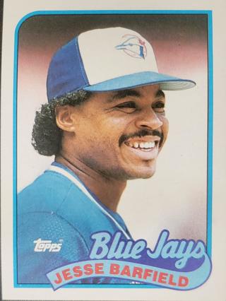 Jesse Barfield 1989 Topps Toronto Blue Jays