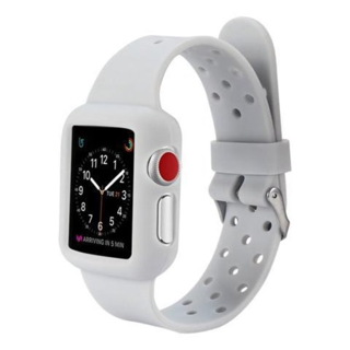 NEW Apple Smart Watch Silicone Sport Strap & Case Housing