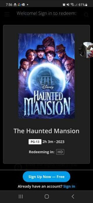 haunted mansion 2023 ma redeem