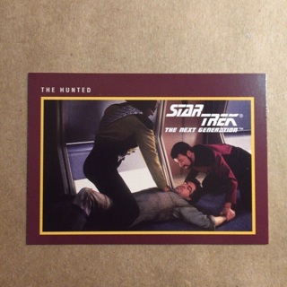 1991 Star Trek Next Generation SERIES II 25th Ann. Trading Card | THE HUNTED | Card # 196