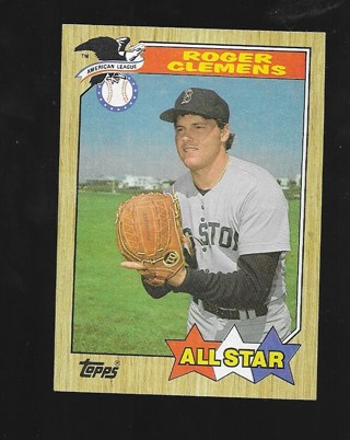 1987 TOPPS ROGER CLEMENS #614