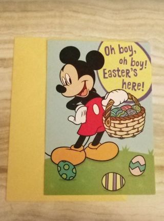 Mickey Mouse Easter Card by *Hallmark+