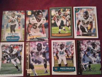 8 card Jaguars lot