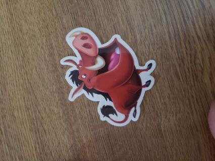 1 pumbaa new vinyl sticker