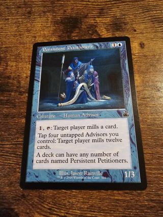Magic the gathering mtg Persistent Petitioners retro frame Ravnica Remastered