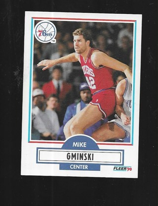 1990 FLEER MIKE GMINSKI #142