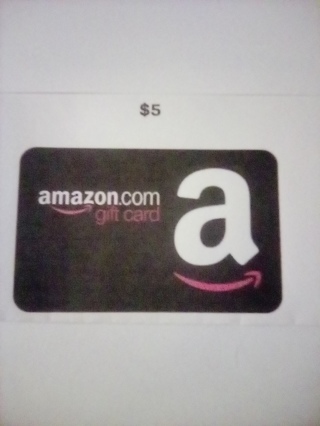 Amazon e-gift card for $5.00