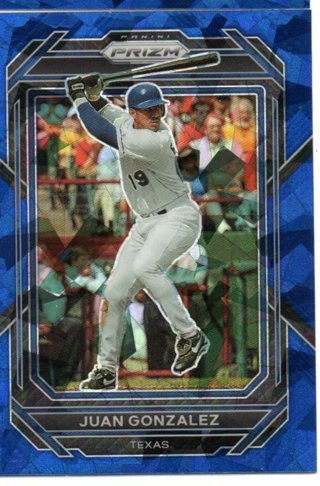 2023 Panini Prizm Juan Gonzalez Blue Ice