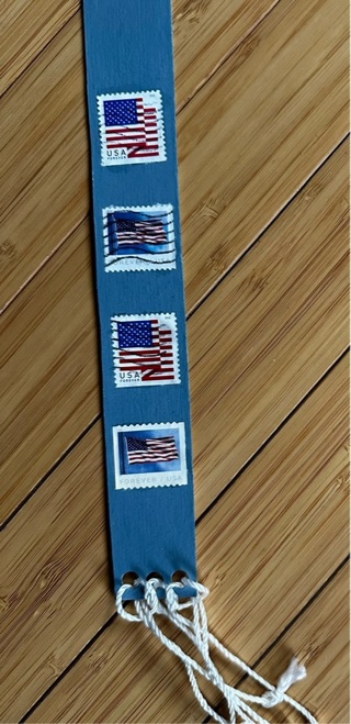 Stamp Bookmark Homemade
