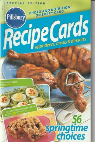 Soft Covered Recipe Book: Pillsbury: Recipe Cards