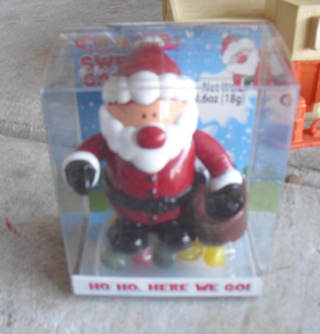 Cute Candy Craft Plastic Santa Claus Jelly Bean Dispenser NIB