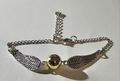 Angel Winged Snitch Bracelet