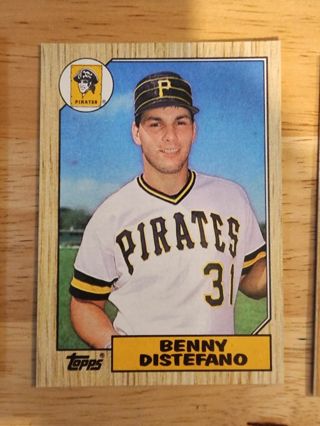 87 Topps Benny Distefano #651