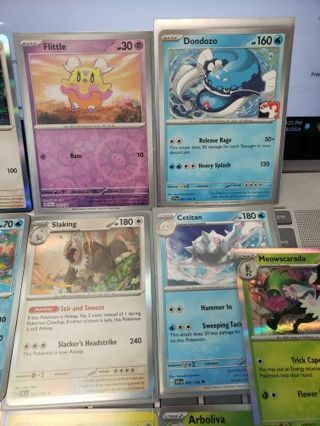 Pokémon card Collection, Holos, Holofoils Reverse Holos. 12-Card lot collection