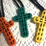 FREE: ***Three Small Crosses with long Tie - FREE SHIPPING**