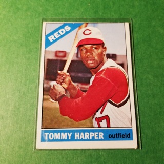 1966 - TOPPS BASEBALL CARD NO. 214 - TOMMY HARPER - REDS