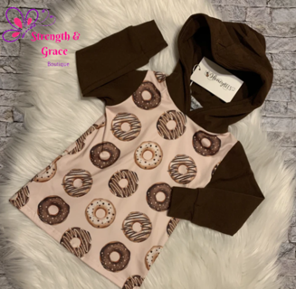 BNWT Unisex Kids Donut Hoodie