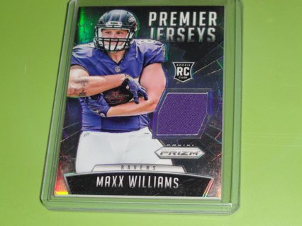 2015 Panini Prizm Premier Jerseys RC Rookie Maxx Williams #PPJ-MW Baltimore Ravens/Arizona Cardinals