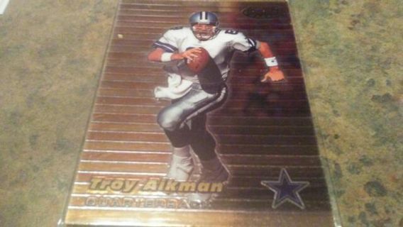 1999 BOWMANS BEST TROY AIKMAN DALLAS COWBOYS FOOTBALL CARD# 90 HALL OF FAMER