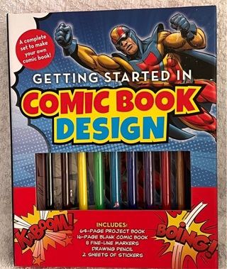 Getting Started in Comic Book Design  Design Studios 64 Page Book and Accessories  New!