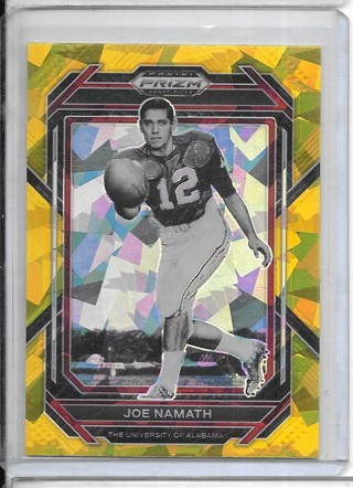 Joe Namath 2023 Prizm Draft Prizms Gold #55