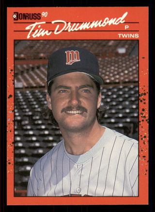 Tim Drummond 1990 Donruss Minnesota Twins